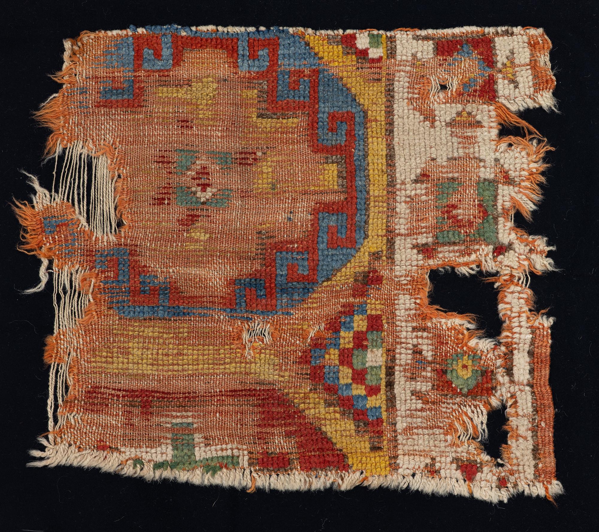 An 18th century Cappadocia 'Memling Gül" fragment, c. 55 x 58 cm.