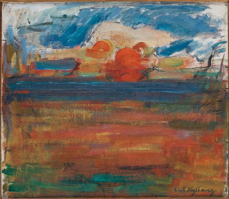 Carl Kylberg, "Sjunkande sol".