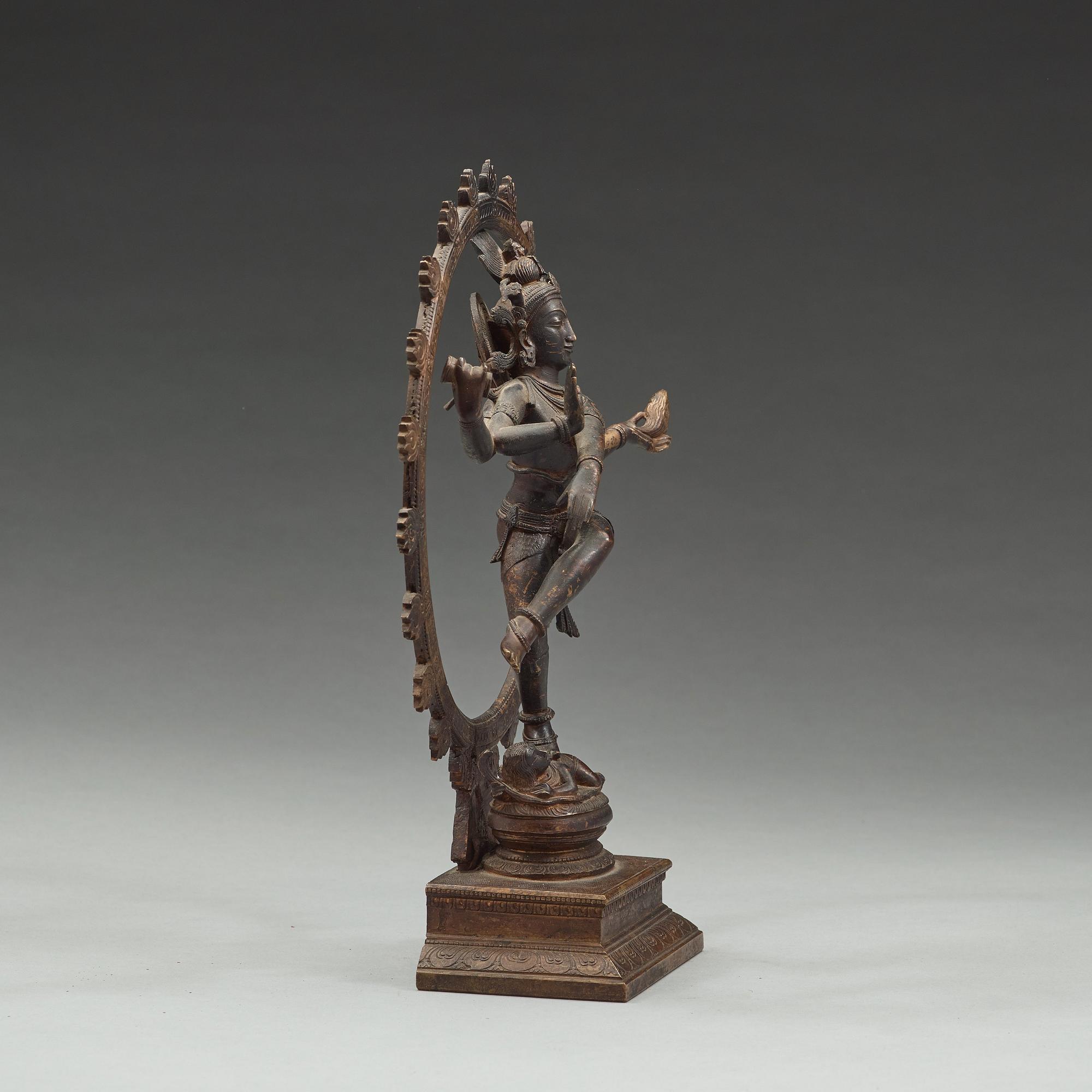 SKULPTUR, brons. Indien, tidigt 1900-tal.