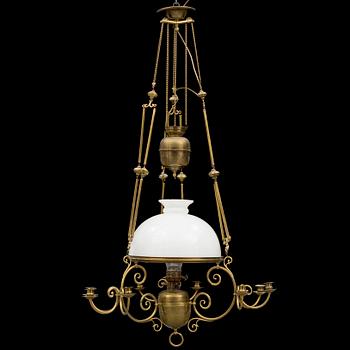 A circa 1900 jugend chandelier.