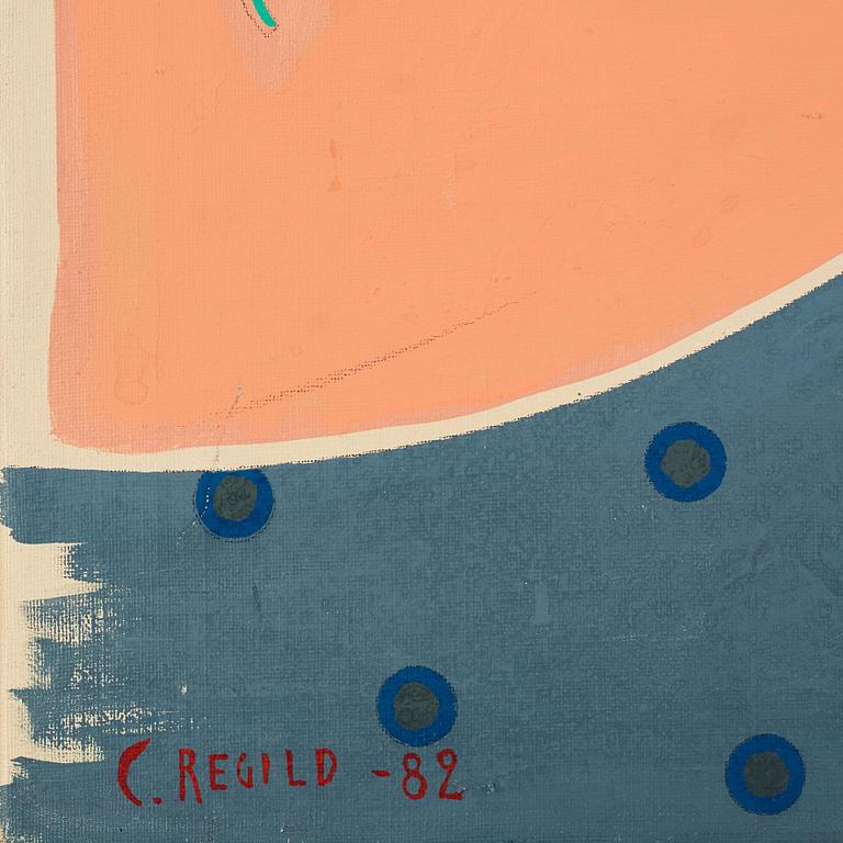 CARSTEN REGILD, oil on canvas, signed and dated -82.