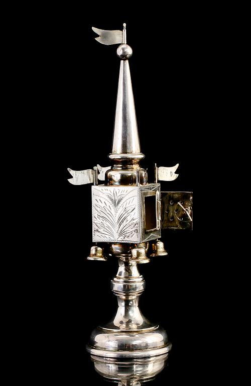 JUDAICA,  silver, Tyskland, 1900-tal. Vikt ca 98 g.