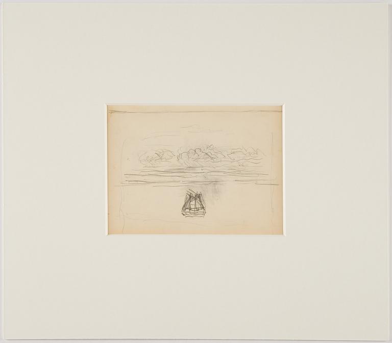 Carl Kylberg, pencil drawing.