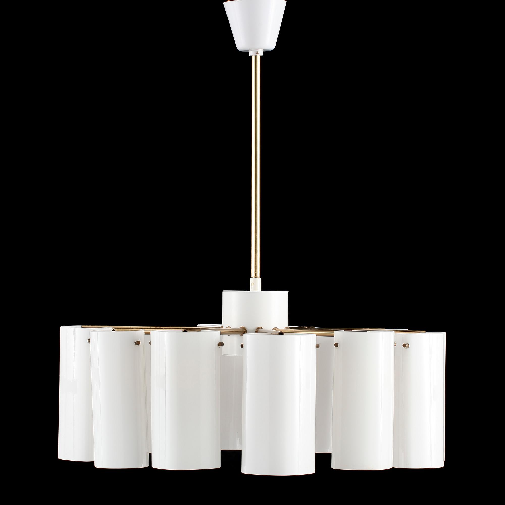 TAKLAMPA, "Ark" design Gert Nyström, Fagerhults, 1900-talets andra hälft. H 76.