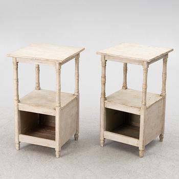 A of pair late 19th century nightstands.