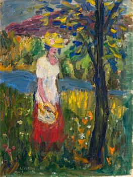 430. Ivan Ivarson, Girl with Yellow Hat.