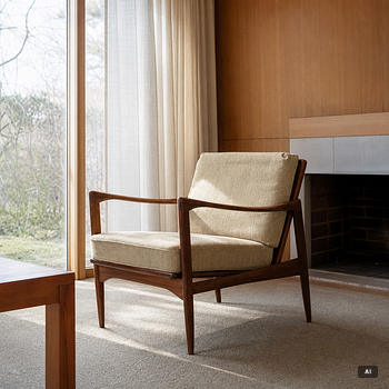 Ib Kofod-Larsen, armchair, 'The Candidate' OPE Furniture, 1960s.