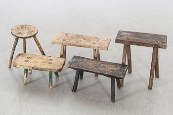 PALLAR, 5, st, allmoge, omkring 1900.