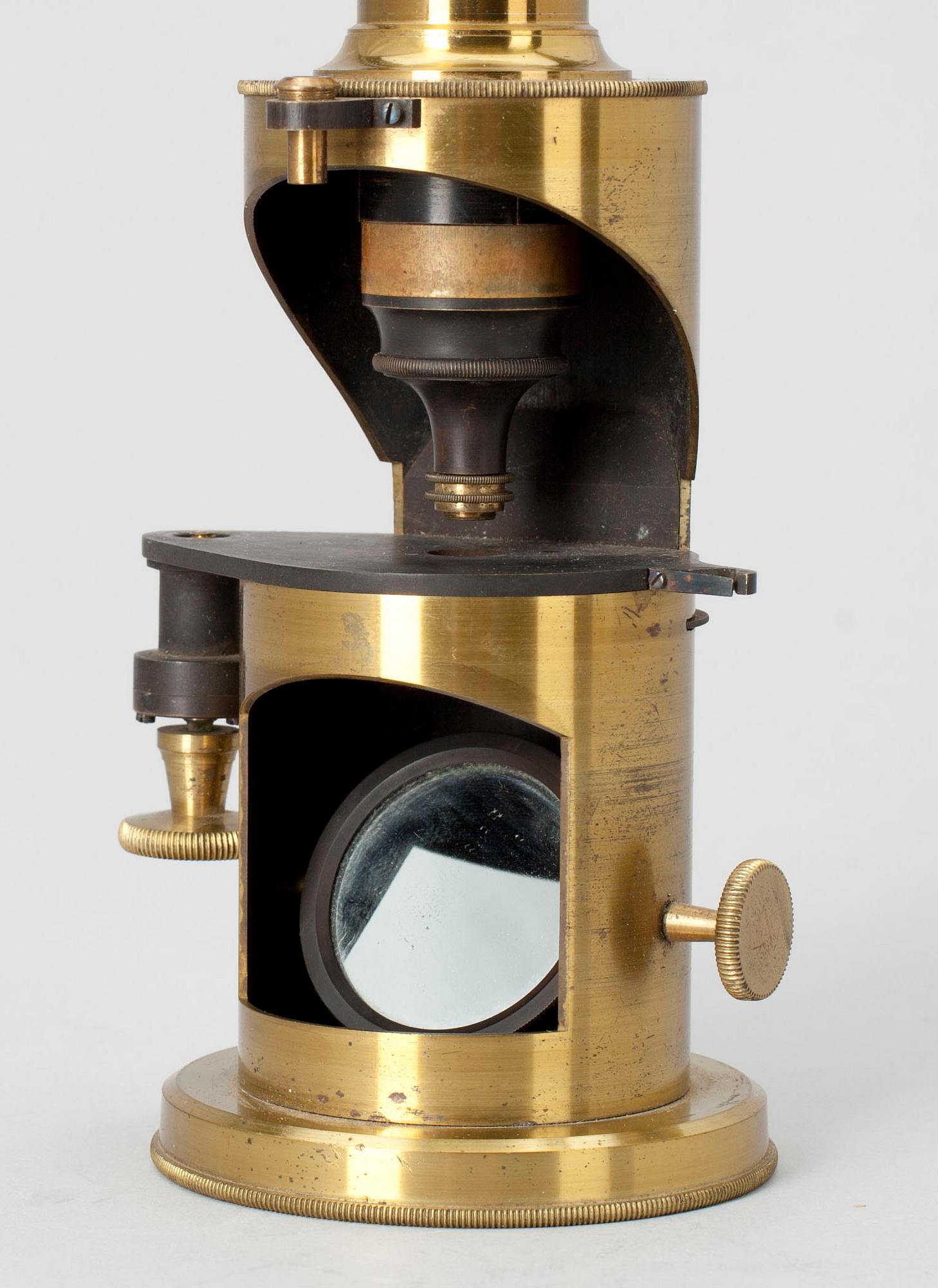 MIKROSKOP, mässing, 1800-tal.