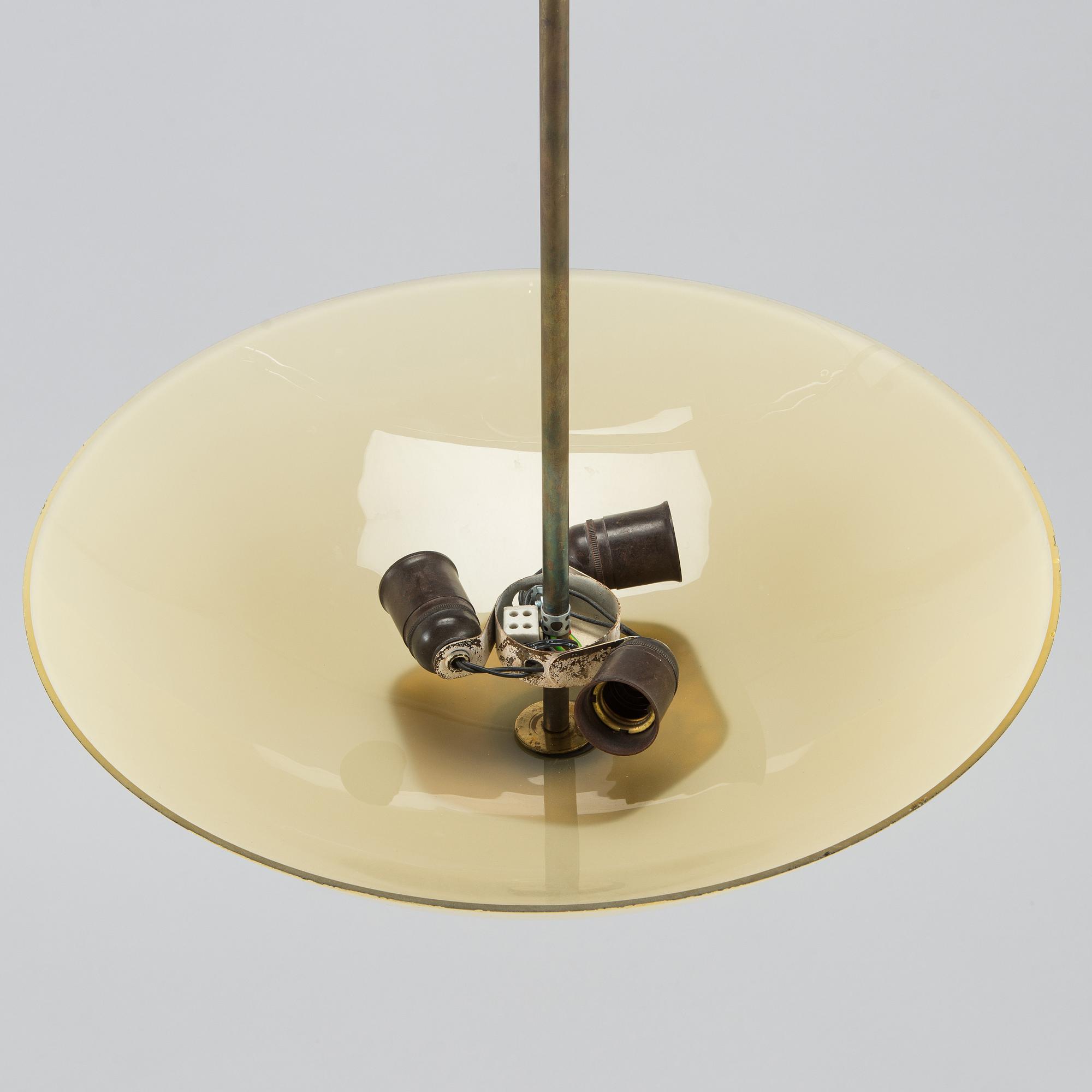 Paavo Tynell, Ceiling lamp for Taito. Made to order 1950.