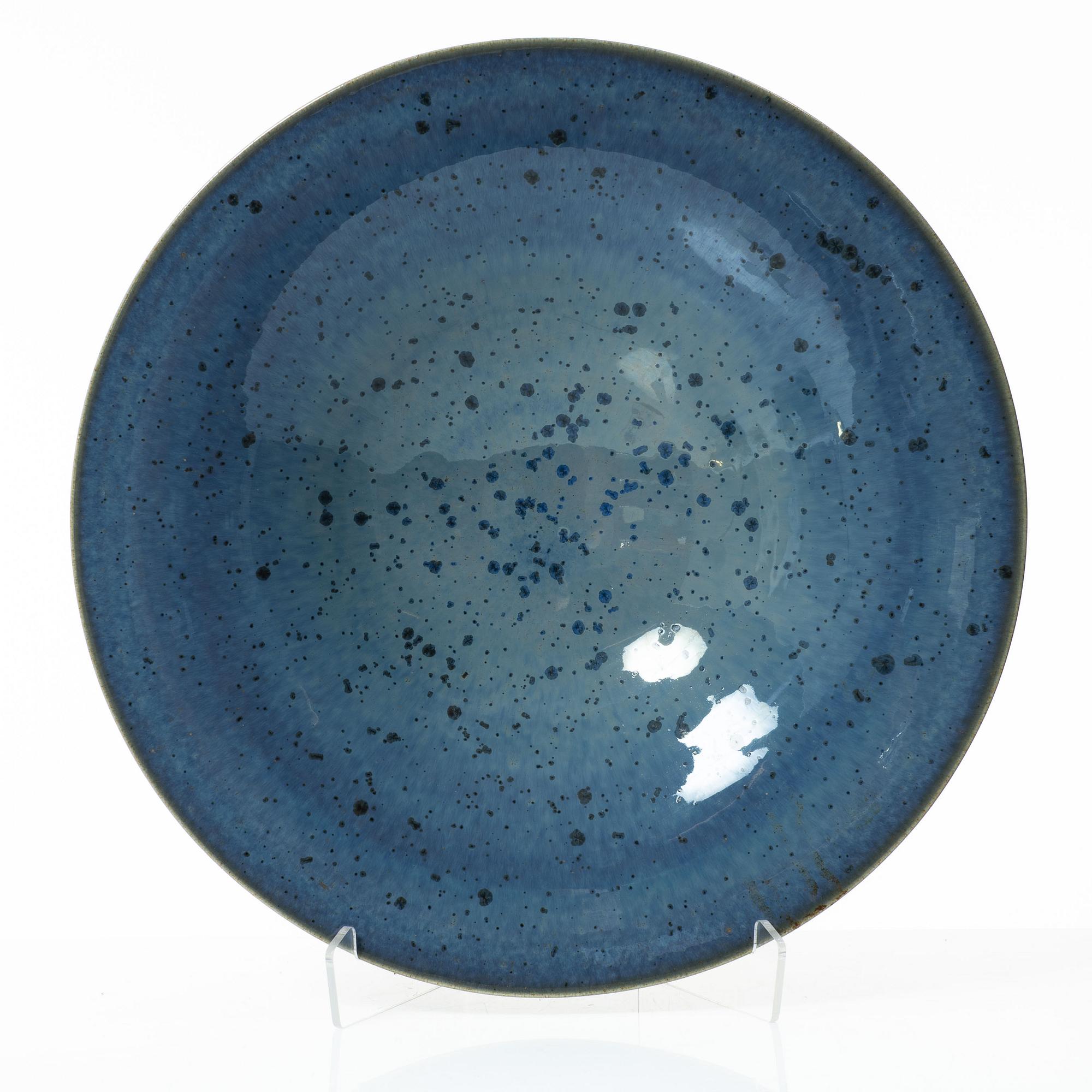 Lasse Östman, skål, stengods.