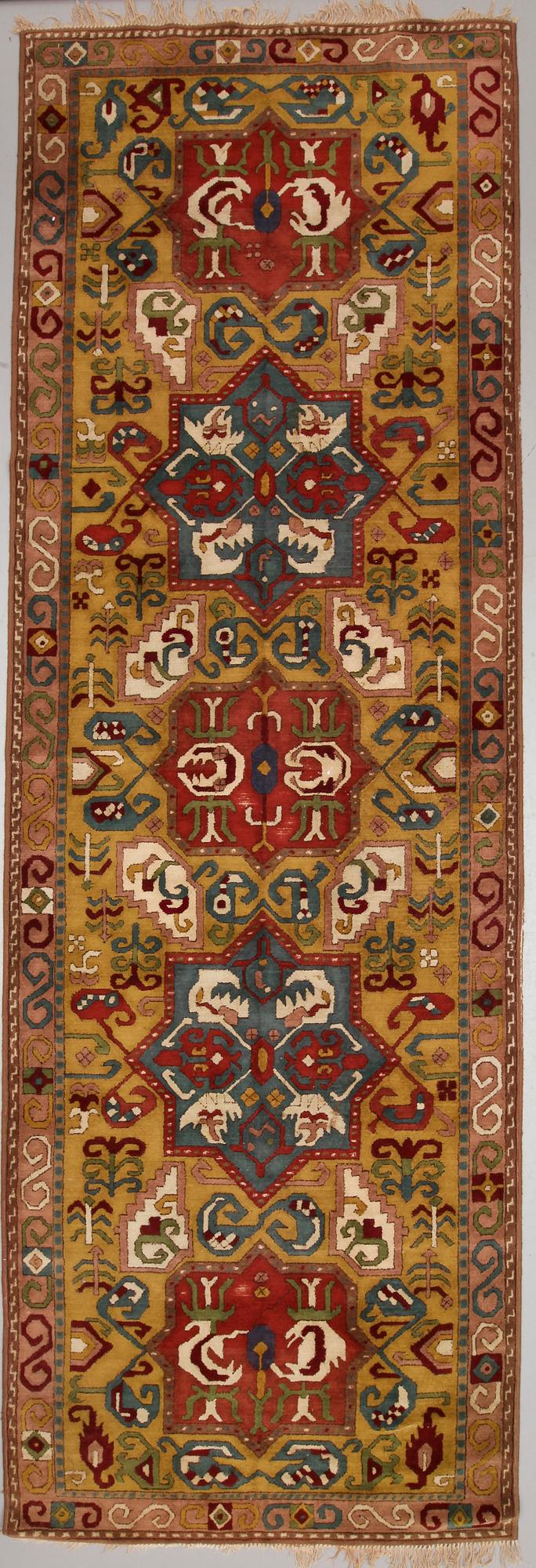 GALLERIMATTA. Antik, Tetex, Tyskland ca 396x132.