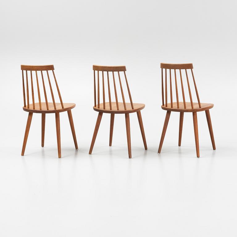 A set of three 'Pinnochio' chairs by Yngve Ekström for Stolab, 1950s.