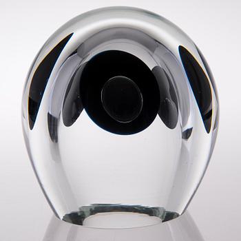 A 'Claritas' glass sculpture, signed Timo Sarpaneva, Iittala 1984C.