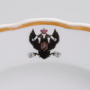 LAUTANEN, posliinia, M.S Kuznetsov, Dmitrov-tehdas, Venäjä 1892-1917.