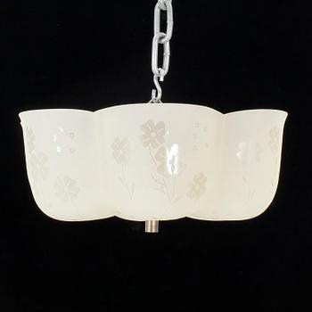TAKPLAFOND, glas, 1940-/50-tal.