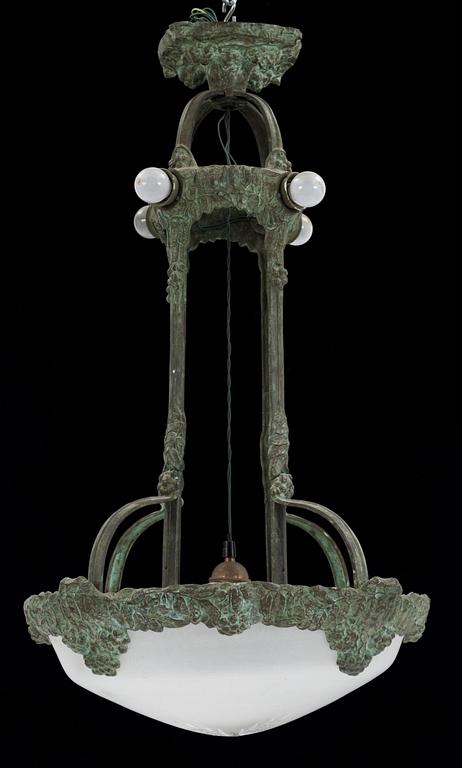 ALICE NORDIN, tillskriven, takarmatur, Böhlmarks, Stockholm, 1910-20-tal.