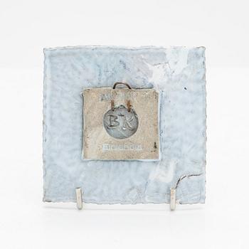 Birger Kaipiainen, keramikplatta, signerad BK, stämplad Arabia Finlandia.