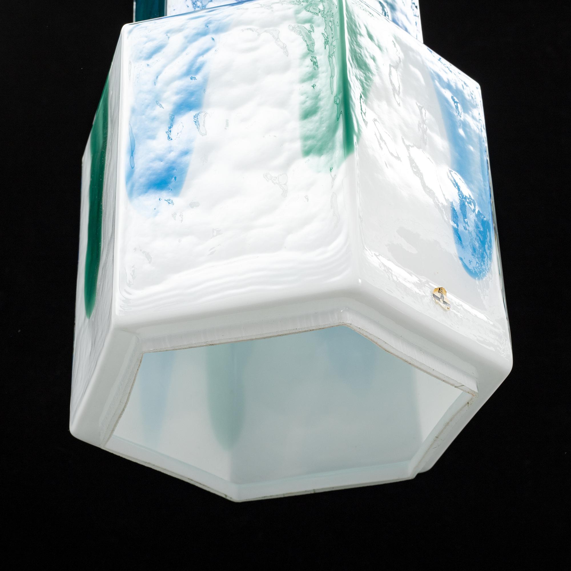 Helena Tynell, A glass ceiling lamp, Flygsfors Glasbruk.