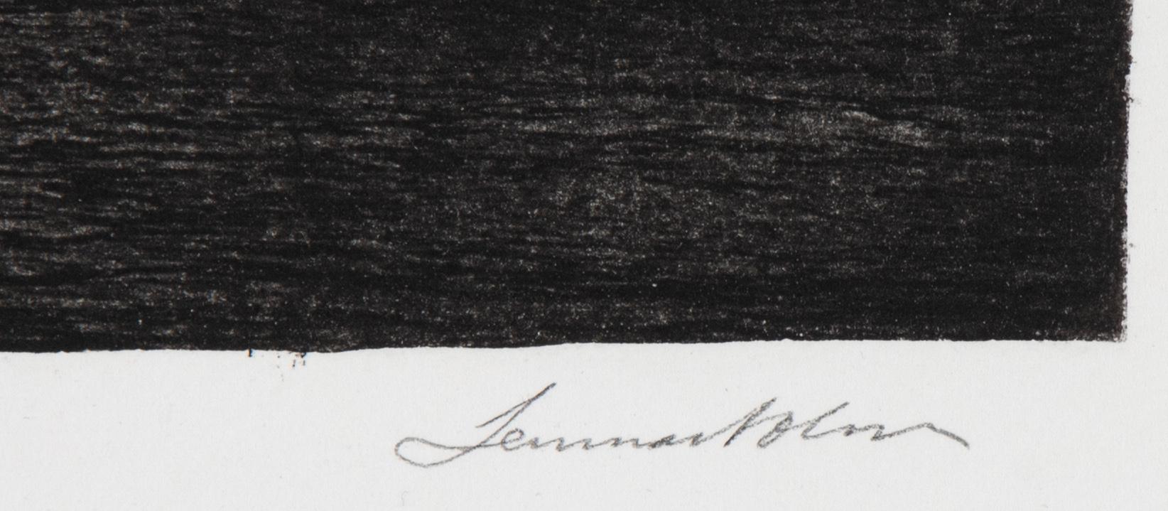 Lennart Olson, fotografi signerad och numrerad 18/75.