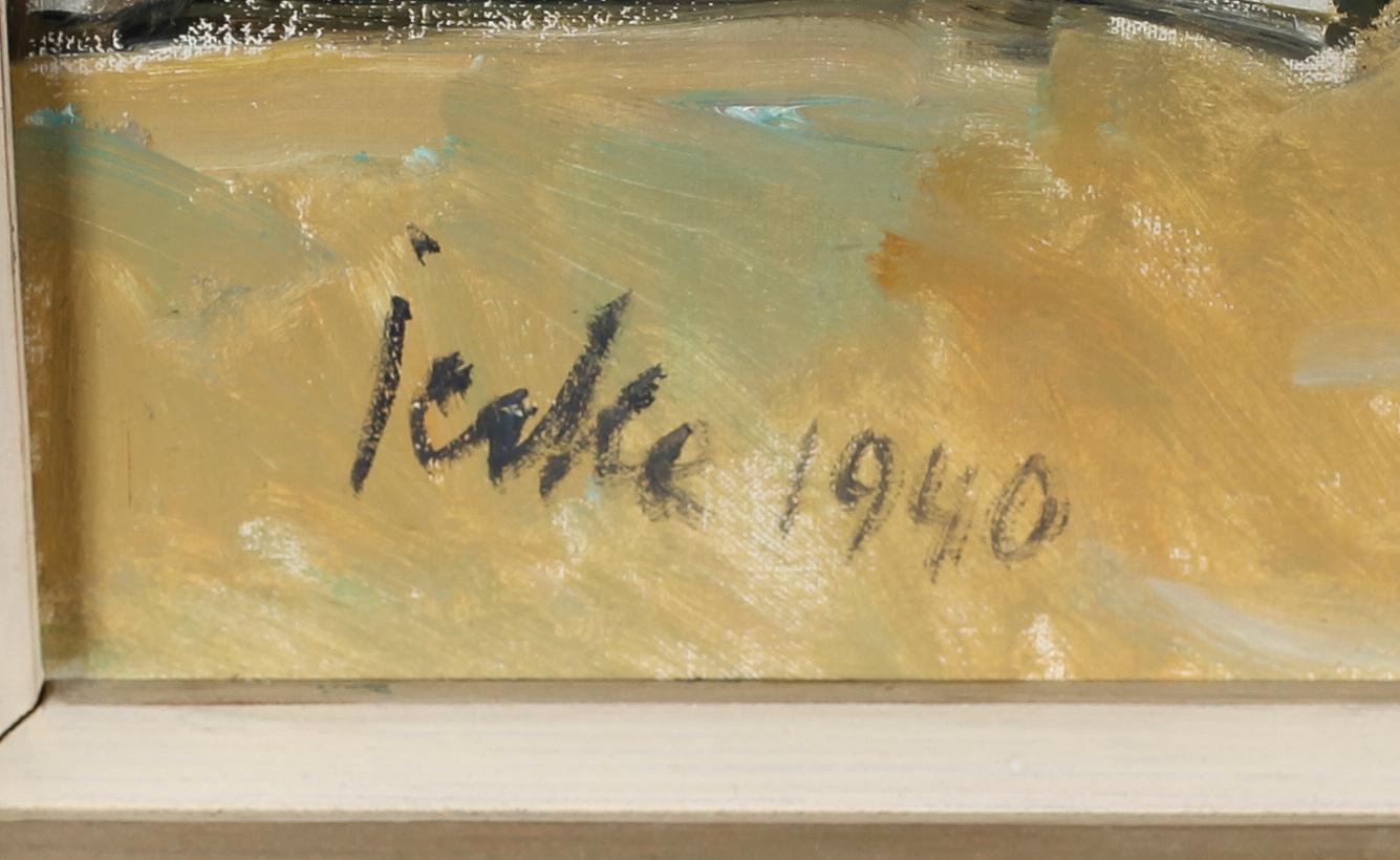 ERIK JERKEN, olja på duk, signerad och daterad 1940.