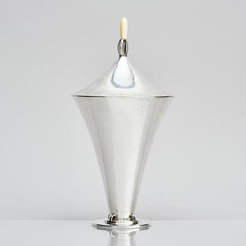 Wiwen Nilsson, a silver beaker with lid, Lund, Sweden 1927.