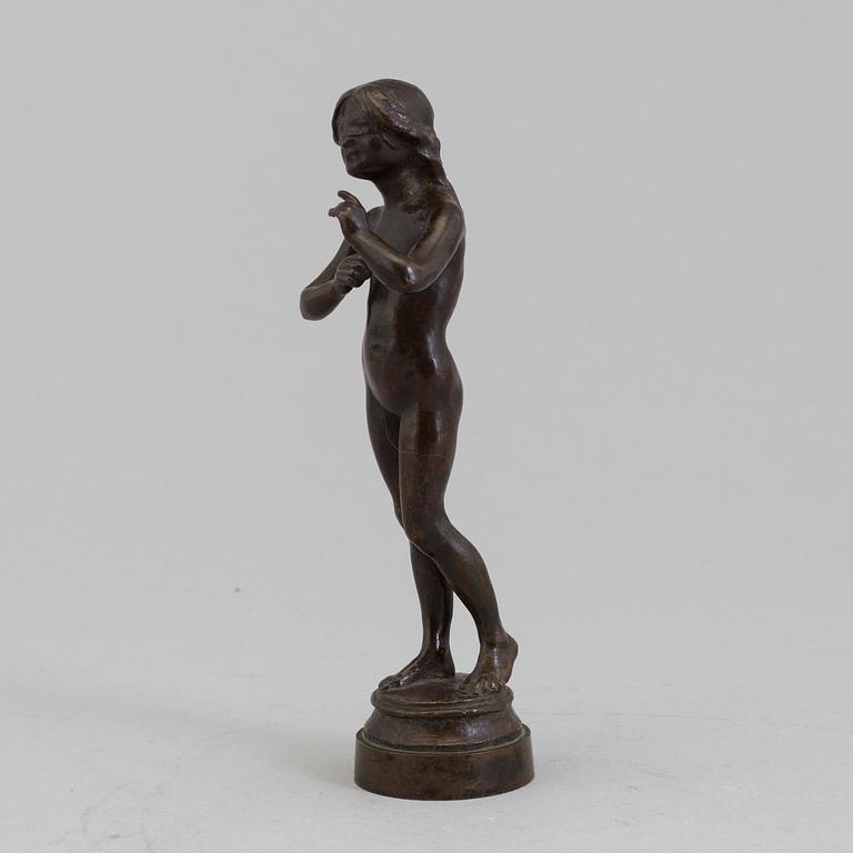 HUGO ELMQVIST, sculpture, bronze, signed.