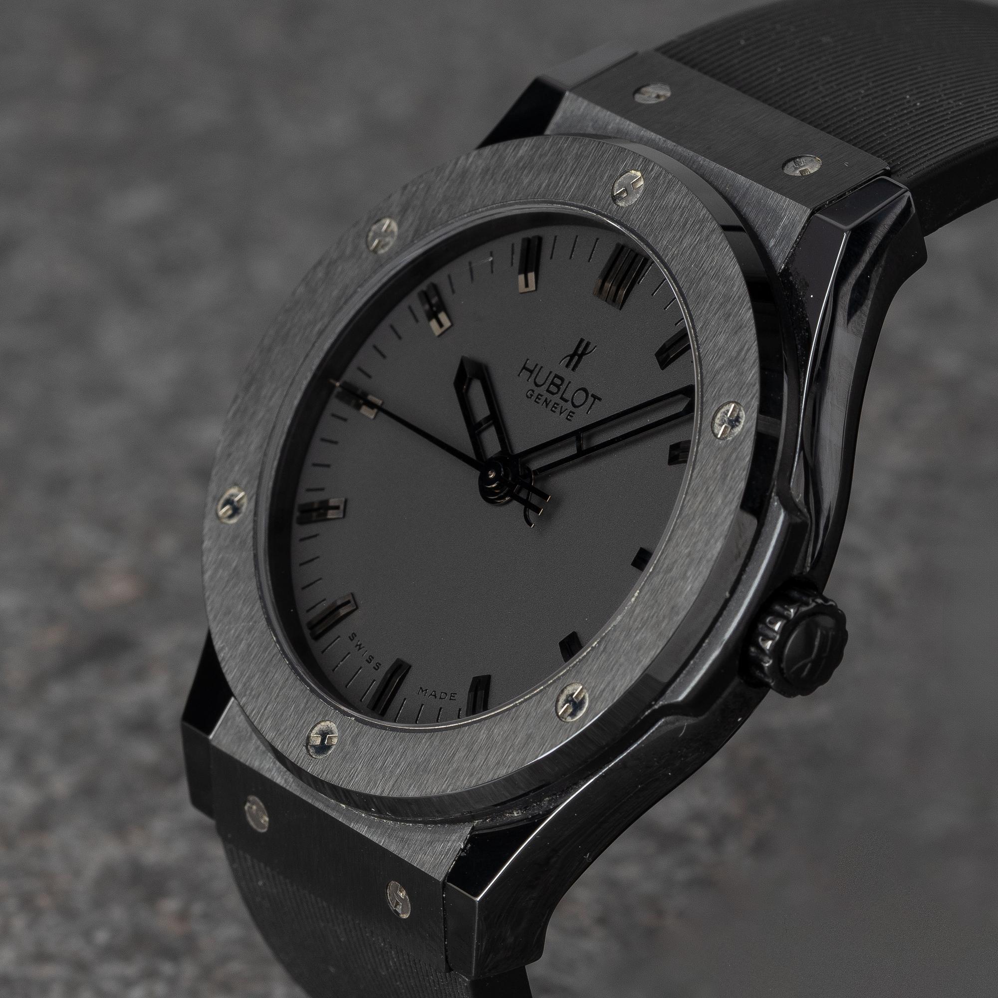 Hublot, Classic Fusion, "All Black", "Limited Edition", ca 2009.
