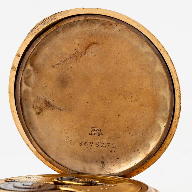 Longines, pocket watch, hunter, 52 mm.