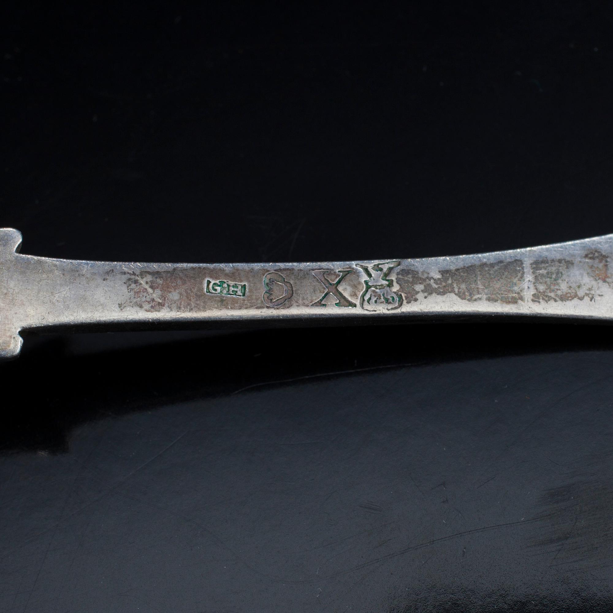 SKEDAR, 4 st, silver, Åbo/ Helsingfors 1831-1836. Vikt ca 203,9 g.