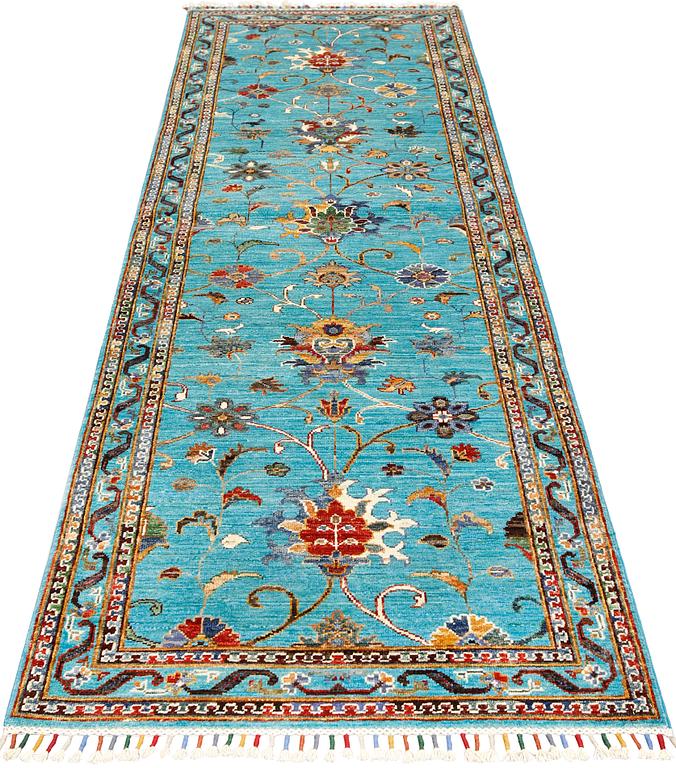 Gallerimatta, orientalisk, ca 248 x 84 cm.