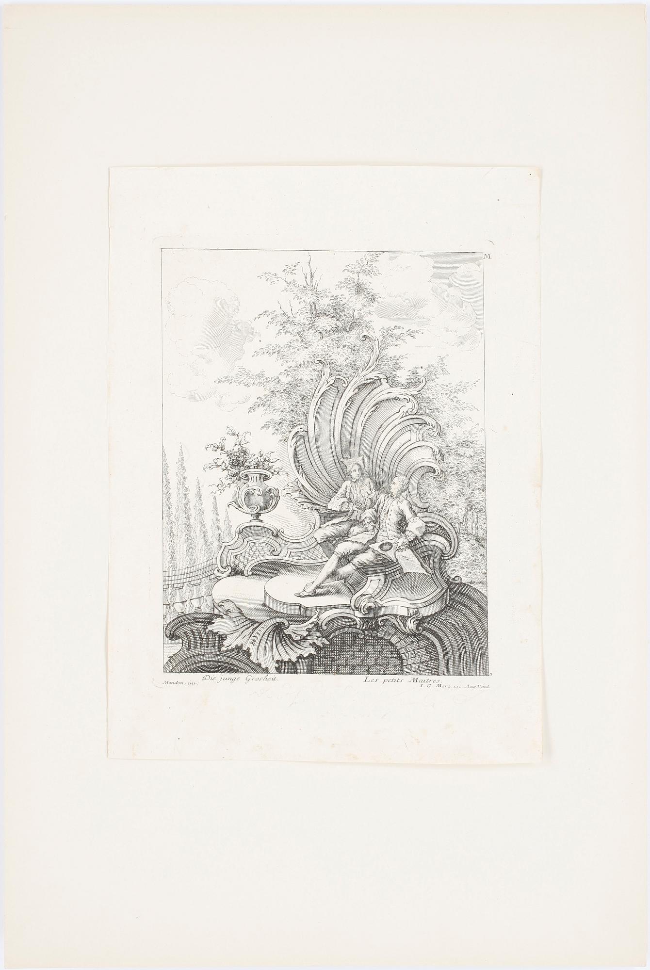 PARTI GRAFIK, 7 st, 1700-tal samt AKVARELLER, 2 st, av Jocke Åkerblom, daterade 1927.
