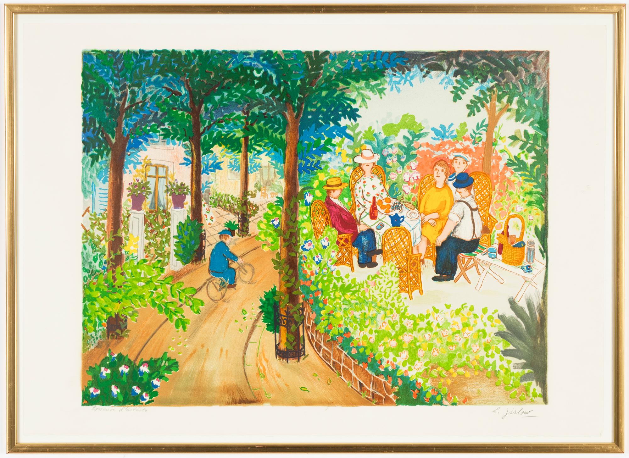 Lennart Jirlow, färglitografi, signerad och numrerad EA.