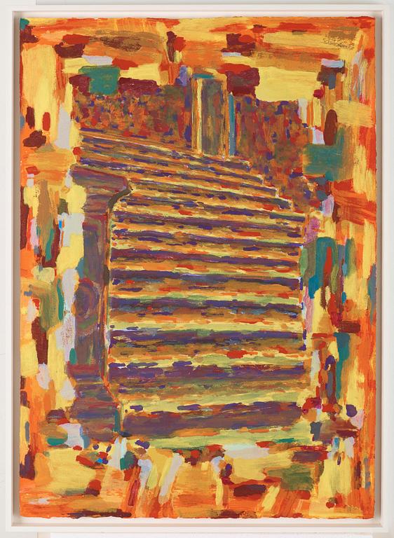 Rolf Hanson, "Up, round and about the stairs in the Tana Pacho".