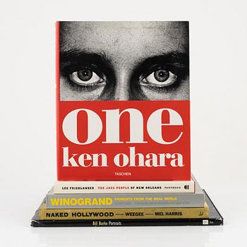 Ken Ohara, Garry Winogrand, Lee Friedlander, Bill Burke, Weegee & Mel Harris, 5 fotoböcker.