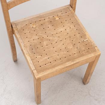 Ella Öström, a set of six chairs, for St. Thomas Church, Vällingby, 1960.