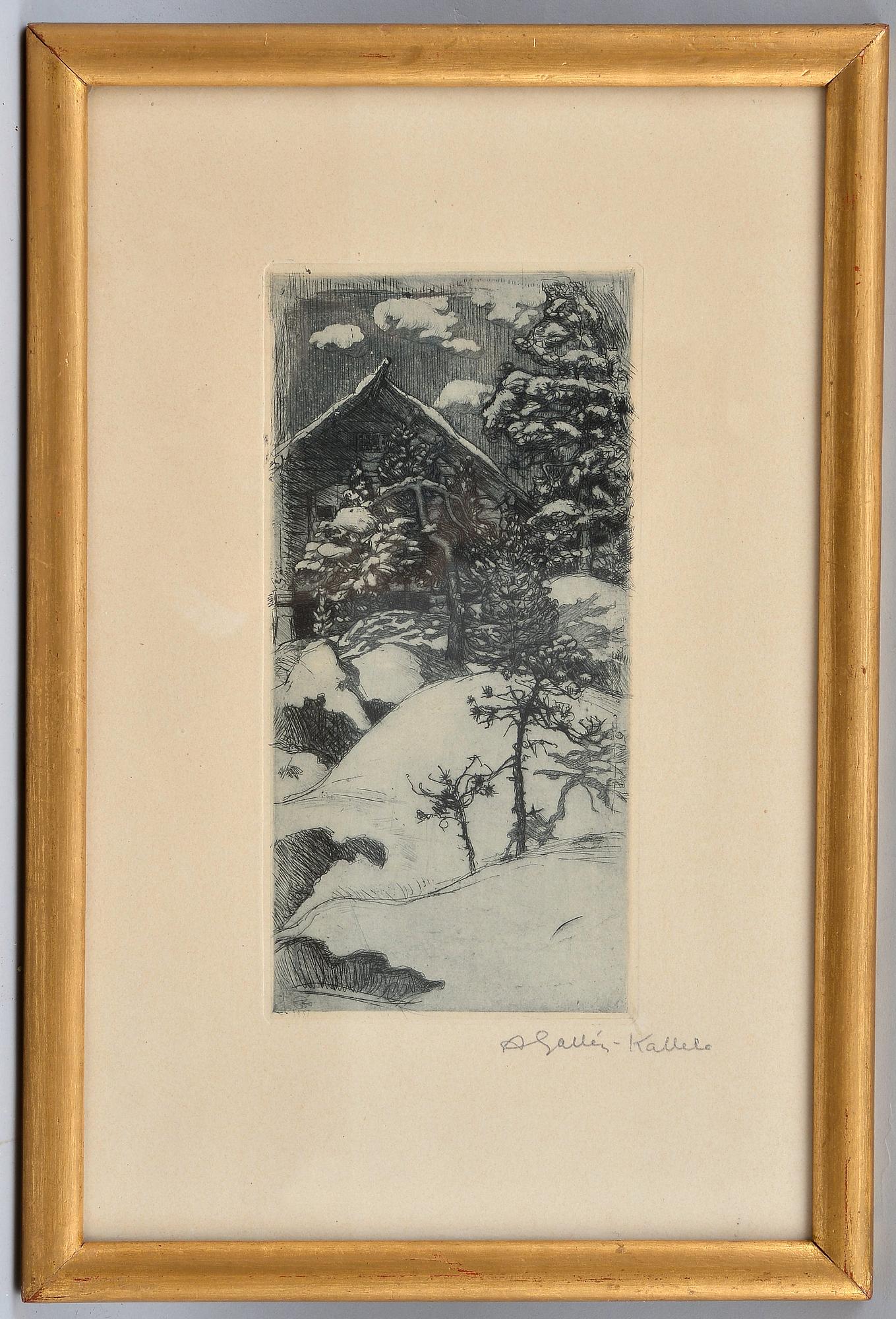 Akseli Gallen-Kallela, KALELA PÅ VINTERN.