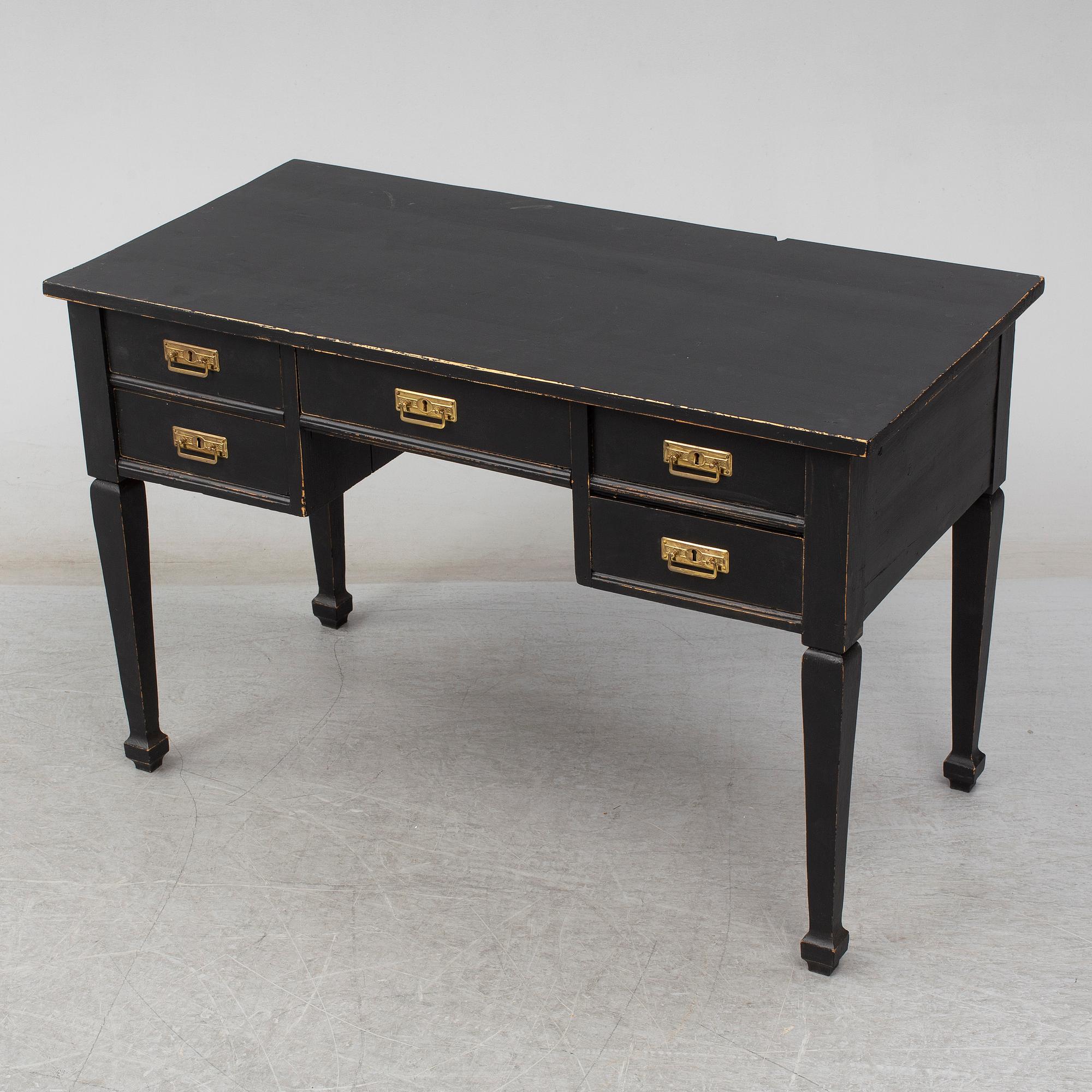 An early 20th century writing desk.