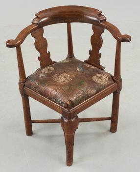 PUDERSTOL, senbarock, 1700-tal.