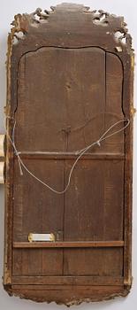 A Swedish Rococo mirror.