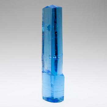 CHRISTER SJÖGREN, Skulptur, glas, Lindshammar,  signerad och daterad 2000.