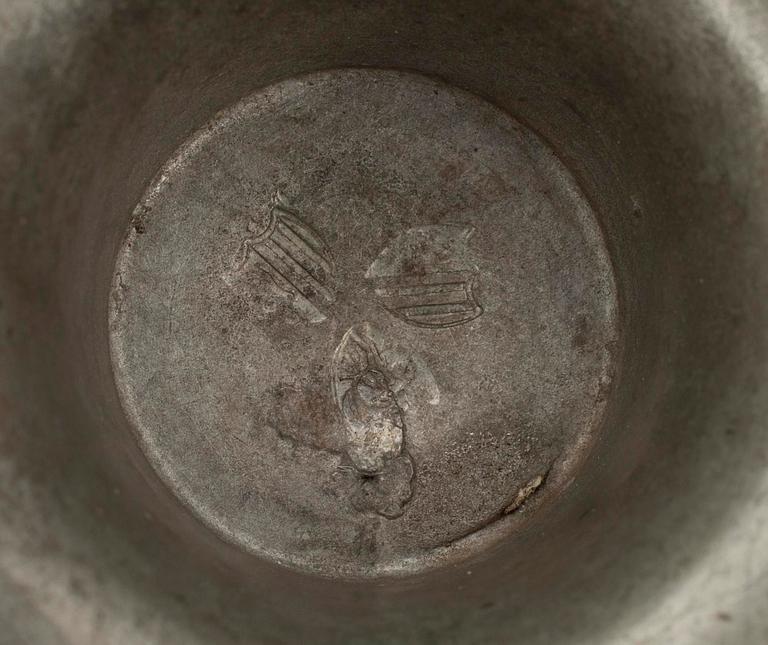 LJUSSTAKAR, ett par, tenn, 1800-talets första hälft.