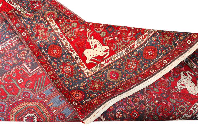 A Bidjar carpet, Old, c. 205 x 130 cm.
