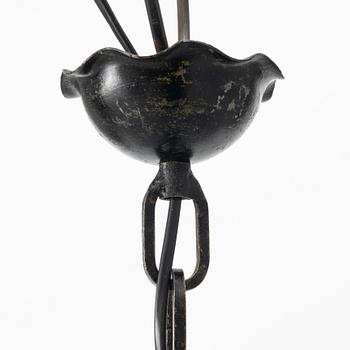 Harald Notini, a ceiling lamp model 10892, Arvid Böhlmarks Lampfabrik, Stockholm, 1930s.