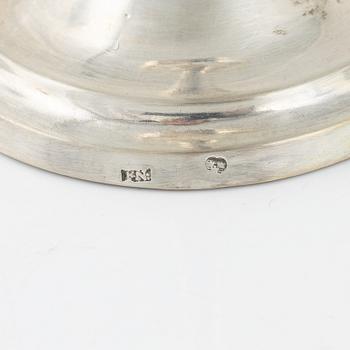 A silver cup, Arvid Wernström, Eksjö, Sweden, 1809, and a parcel-gilt silver cup, Fredrik Nymansson, Kristinehamn.