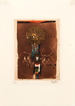 Johnny Friedlaender, 2 works Untitled.