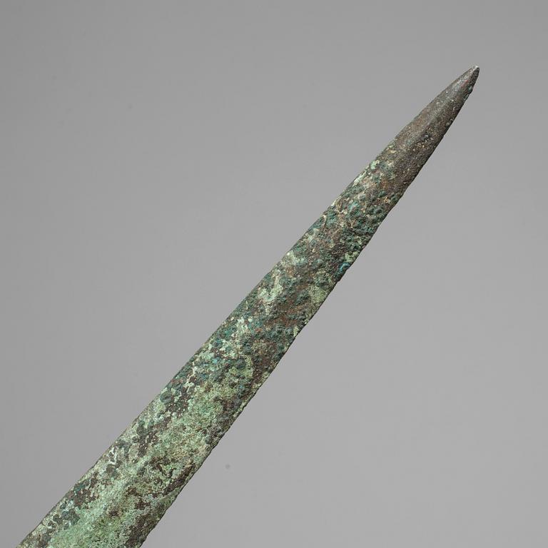 A bronze sword possibly Luristan circa 1000 B.C.