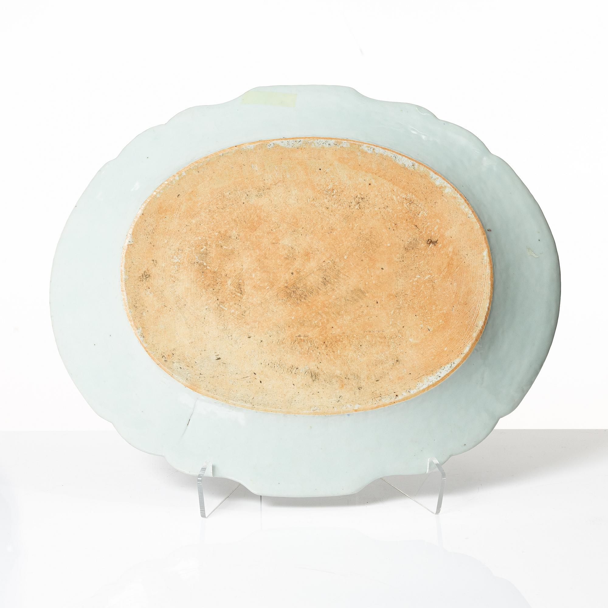 Terrinfat, kompaniporslin, Kina, Qing Dynastin, Qianlong 1736-95.