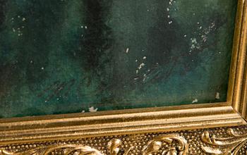 Mikko Carlstedt, vesiväri, signeerattu.