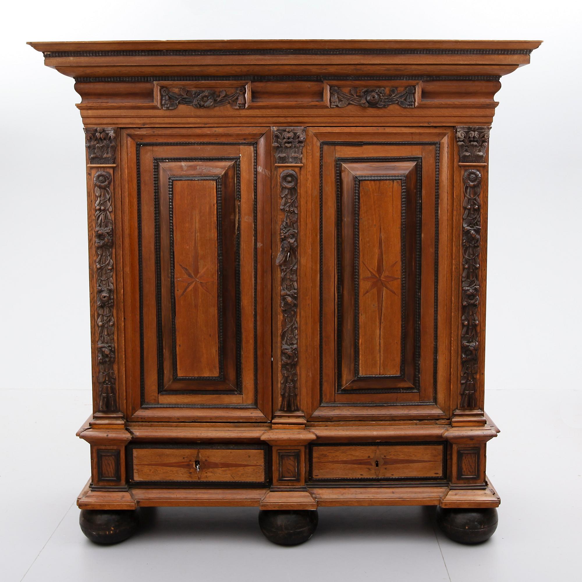 SKÅP, barock, 1700-tal.